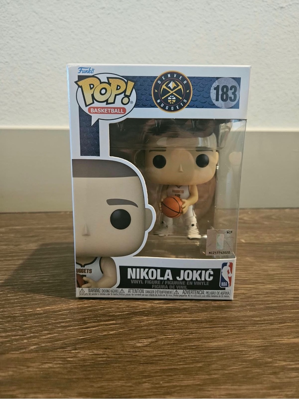 Nikola Jokic Funko Pop/ Denver Nuggets/#183/new/ original packed.